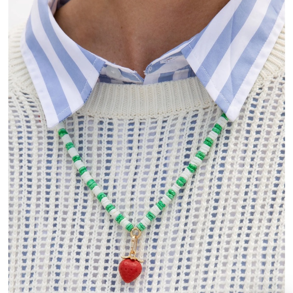 Clare V NWOT Stacked Shell Necklace